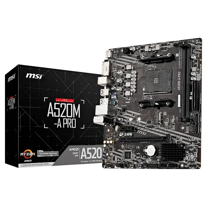 Combo Actualizaciion Pc Amd Ryzen 3 3200G + A520 + 8Gb + Ssd 480Gb