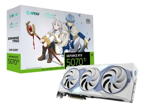 Placa De Video Nvidia Geforce MSI RTX 5070 Ti 16G Frieren Edition OC 912-V531-682